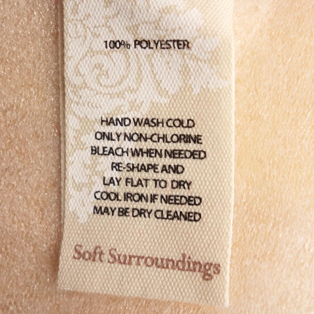 NEW SOFT SURROUNDINGS Red Velvet Montaigne Shirt - Picture 7 of 7